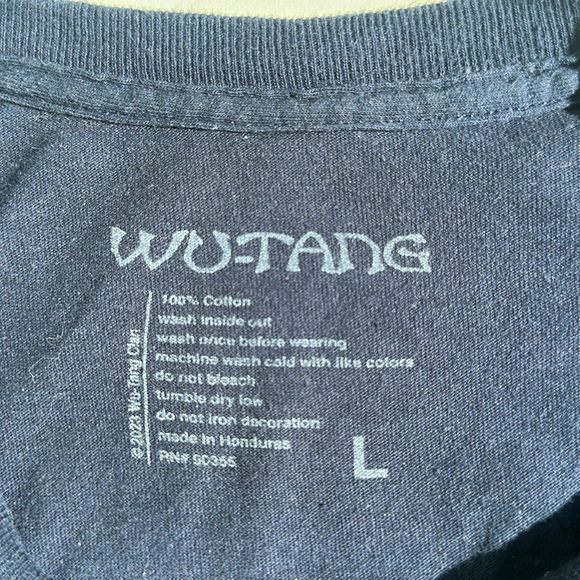 Vintage 1997 Wu-Tang Forever Clan Tour Men’s Large Navy - Picture 3 of 10